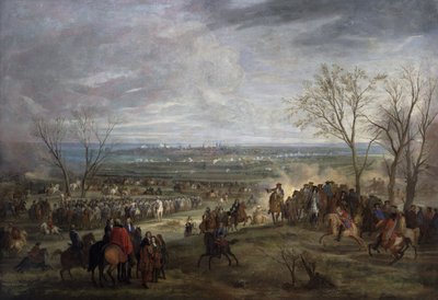 Die Belagerung von Valenciennes, 1677 von Adam Frans van der Meulen